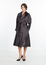 Load image into Gallery viewer, Trench Coat in Black