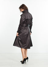 Load image into Gallery viewer, Trench Coat in Black